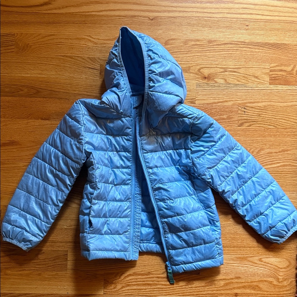 Kids Light Blue Puffer Jacket